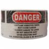 Asbestos Warning Sticker, 500 labels/roll