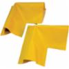 Justrite® Make-A-Berm™ Corner Set, Yellow, 1-1/2", 2/bx