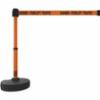 Banner Stakes PLUS Barrier Set, Orange "Danger-Forklift Traffic" Banner