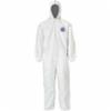DuPont™ Tyvek® 400 SFR Coverall with Serged Seams, Elastic Wrists & Ankles, White, MD, 25/Case
