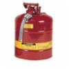 Justrite® Accuflow™ Type II Steel Safety Can w/ 5/8" Metal Hose, 2-1/2 Gallon, Red