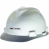 MSA V-Gard cap style hard hat, FT sus, white, HPC logo