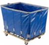 Dandux vinyl basket bulk truck, 6 lb bushel, blue