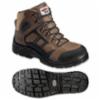 Avenger steel toe hiker boot, 6", brown, men's, 8M