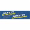 Accuform® "SAFETY IS THE PRIORITY " Safety Banner, 28" x 8'