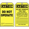 Accuform® Tags-By-The-Roll, Caution Do Not Operate, 250/Roll