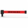 Banner Stakes Replacement 15' PLUS Banner, Red "Danger High Voltage Keep Out"