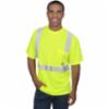 Illuminator™ Class 2 Breathable Knit Short Sleeve T-Shirt, Lime, 4XL