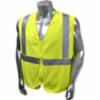 Radians Class 2 FR Jersey Vest, Lime, Zipper Front, 5XL, w/ GHD Logo