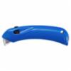 Disposable Safety Cutter, Retractable Blade, Blue