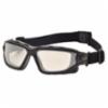 Pyramex I-Force Indoor/Outdoor Mirror Dual Anti-Fog Lens with Black Temples/Strap Safety Goggles, 12/bx