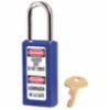 411 Series Safety Padlock, Master Keyed, Blue