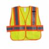 Road Warrior 2 Tone Vest, Lime Green, 2XL-5XL