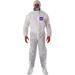 Ansell AlphaTec® 1500 Series Coverall w/ Hood and Boot, White, MD