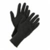 Seamless Knit Gloves, 4" Cuff, Black