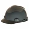 MSA Standard V-Gard® Type I Slotted Hard Hat w/ 4pt Fas-Trac® III Ratchet Suspension, Gray
