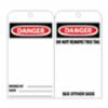 Blank Danger Tag, 25/pk