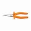 Klein Insulated Heavy Duty Long Nose Pliers, Side Cutting, Orange<br />
