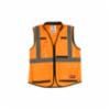 Milwaukee High Visibility Orange Performance Safety Vest, 2XL/3XL (CSA)