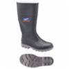Blundstone® Steel Toe EH Rated Rubber Gumboots w/ Metatarsal Guard, Waterproof, Gray, Sz 10