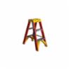 Werner® T6200 Type 1A Twin Step Ladder, Fiberglass, 2 Steps, 300 lb Load, 3'