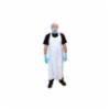 The Safety Zone® Vinyl Die Cut Apron, 8 mil, White, 35" x 48"