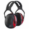 3M™ Peltor™ X3 Over-The-Head Earmuff, NRR 28 dB, Red / Black