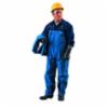 Ansell SAWYER-TOWER™ Nomex® FR Chemical Resistant Bib Overall, 9.0 cal/cm2, 4XL