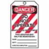 Tags-By-The-Roll "DO NOT OPERATE MAINTENANCE DEPARTMENT" , 100 Per Roll