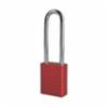 1107 Series Keyed Different Lockout Padlock, Red