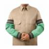 Steiner FR cotton sleeve, wide elastic, 9 oz, green 18"