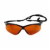 Jackson Safety V30 Nemesis™ Safety Glasses, Black Frame, Copper "Blue Shield" Lens, 12/bx