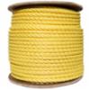 Premium Yellow Monofilament Polypro Truck Rope, 1/2" x 600'