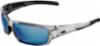 Bullhead Maki Blue Mirror Polarized Inlay Frame Glasses