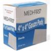 Sterile Gauze Pads, 4" x 4", 4-Ply, 25/BX