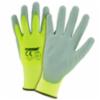 PosiGrip® PU Palm Coated Gloves w/ Touch Screen Fingertips, Hi-Viz Yellow, SM