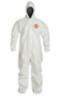 DuPont SL Coverall w/ Hood, 4X, 6/cs