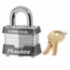 Master Lock Model No. 3 1-9/16" Steel Pin Tumbler Padlock