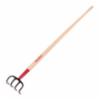 Razor-Back® 4 Tine Cultivator w/ 54" Hardwood Handle, 5" Width x 4" Depth x 57" Height