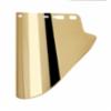 Elvex® Gold Coated Molded Cylinder Lexan® Face Shield, Super Hard Coat