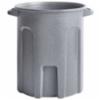 Toter Round Trash Can, Dark Gray, 55 gallon