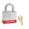 Master Lock 3KAMKRED Laminated Steel Safety Padlocks, keyed alike