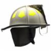 Bullard® USTM Series Firefighting Helmet w/ Bourkes Eyeshield, White