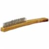 Wooden Handle Carbon Steel Wire Brush