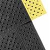 Cushion-Lok with Gripstep Perforated Series Mat, Black/Yellow, 7/8" x 42" x 96"