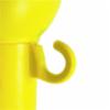 C-Hook for Regular-Duty Stanchion Post, Yellow