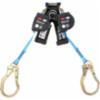 3M™ DBI-SALA® Nano-Lok™ Class 1 Twin-Leg SRL with Quick Connect, Rebar Snap Hook, Web, Wrap Back, 8'