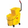 Rubbermaid® WaveBrake® High-Performance Side Press Mop Bucket/Wringer Combo, 35 Quart Capacity