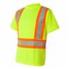 Class 2 Hi Viz T-Shirt w/ Stitched Panels, XL