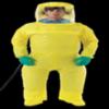 Ansell AlphaTec® AVANY AIRline Model 754 Ultrasonically Welded & Taped Suit, 4XL